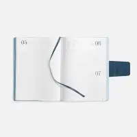 Ежедневник Grande Strap на заказ, датированный, голубой