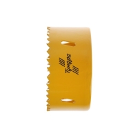 Коронка биметаллическая ТУНДРА, 89 мм, M16 с дополнительной фиксацией