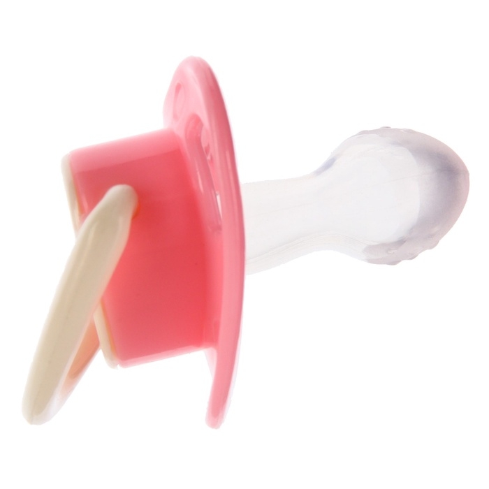 Соска-пустышка анатомическая, силикон, от 0 мес., цвет розовый