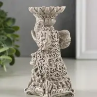 Подсвечник "Слон" высота 12 см, под камень