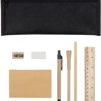 Канцелярский набор Scribe, с блокнотом, черный