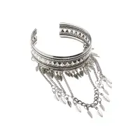 Браслет на предплечье &laquo;Перо&raquo;, цвет серебро