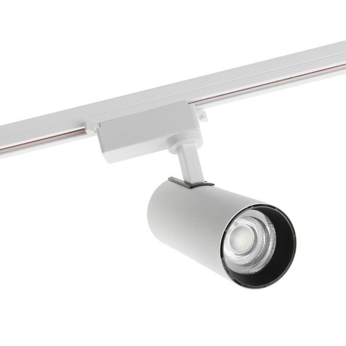 Трековый светильник, Luazon lighting, LTL-006,24 deg,20 W,1400 Lm,4000K, дневн.бел.корпус бел