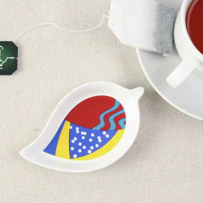 Подставка для чайного пакетика керамическая Дорого внимание &laquo;Абстракция&raquo;, 10 х 7 см