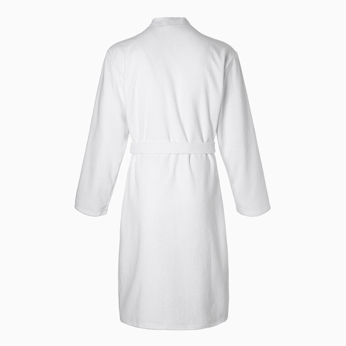 Халат махровый Экономь и Я, мужской размер 52-54 цвет белый, 100% хлопок с AIRO, 320 г/м2 Халат махровый Экономь и Я, мужской размер 52-54 цвет белый, 100% хлопок с AIRO, 320 г/м2