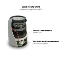 Беспроводная колонка Uniscend Grinder, серая