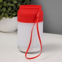 Ночник "Фоси" LED 5 режимов от батареек 3хААА бело-красный 6,5х6,5х11,5 см Ночник "Фоси" LED 5 режимов от батареек 3хААА бело-красный 6,5х6,5х11,5 см