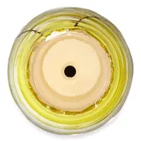 Горшок цветочный поддоном  1 л,  керамика, Тропики (М)