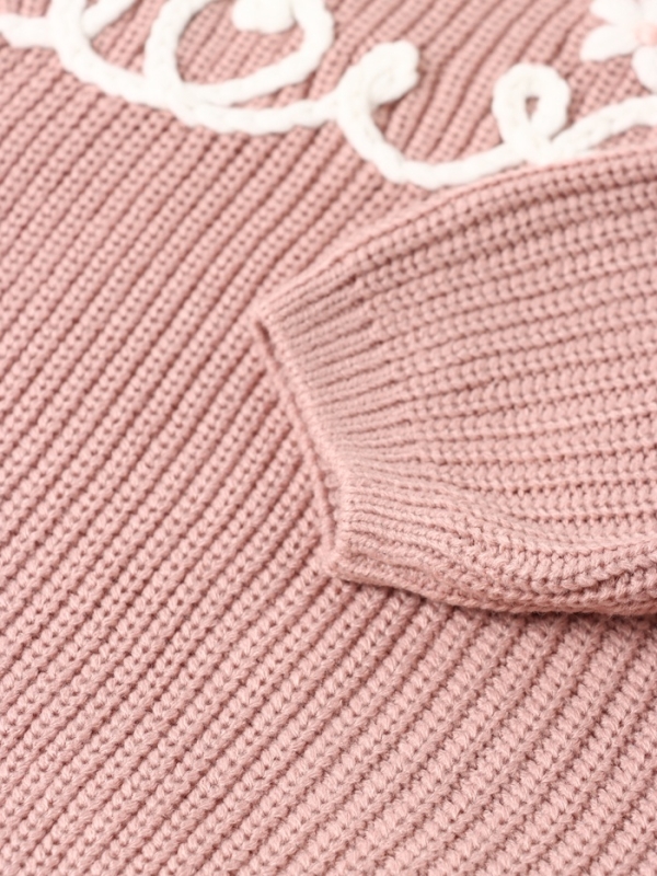 Джемпер детский KAFTAN Love р.30 (98-104 см), розовый