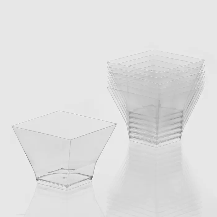 Форма пластиковая одноразовая для фуршета &laquo;Пагода&raquo;, 120 мл, прозрачная
