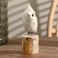 Cувенир &laquo;Совушка на пеньке&raquo;, 18 см, дерево