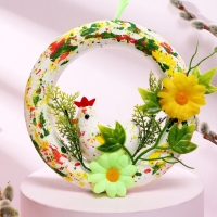 Декоративная пасхальная подвеска &laquo;Курочка&raquo; 5 &times; 15 &times; 15 см