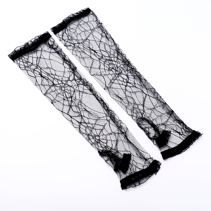 Карнавальный набор Карнавальный набор "Мадам паутинка" плащ, перчтаки, стразы