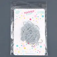 Топпер для торта &laquo;Бабочки&raquo;, 5 шт., серебряные