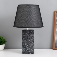Лампа настольная "Дзин" 1х40Вт Е14 черный 22х22х36см Лампа настольная "Дзин" 1х40Вт Е14 черный 22х22х36см