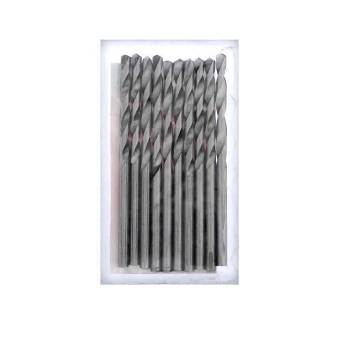 Сверло по металлу ЛОМ, HSS, цилиндрический хвостовик, 3 х 60 мм, 10 шт. Сверло по металлу ЛОМ, HSS, цилиндрический хвостовик, 3 х 60 мм, 10 шт.