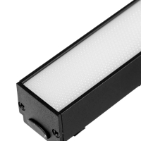 Трековый светильник, серия "Flat" FTL-002, 20Вт, 48В, 3000К, IP20, 600мм, черный