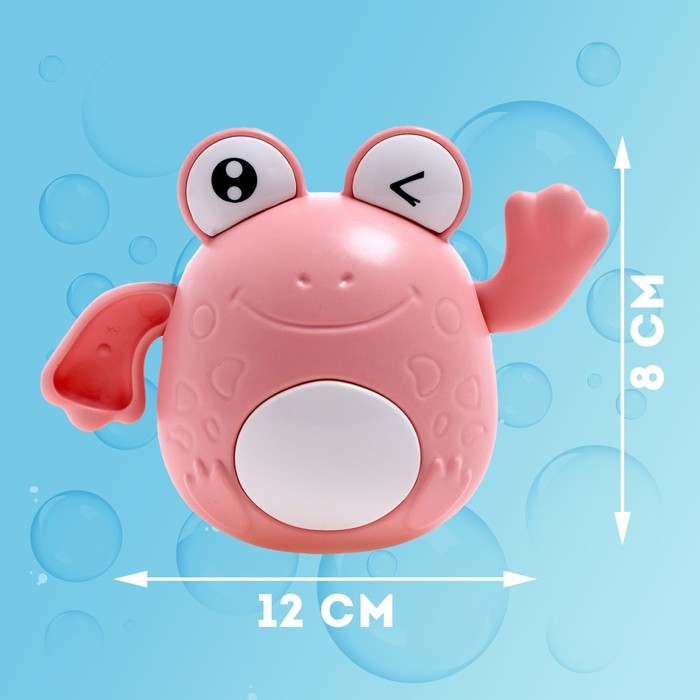Игрушка заводная &laquo;Лягушка&raquo;, водоплавающая, цвета МИКС
