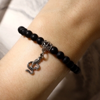 Браслет с подвеской МИКС шар №6 &laquo;Шунгит&raquo;, 5,5см