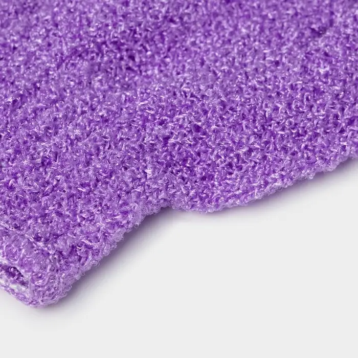 Мочалка - варежка массажная Доляна, 18&times;12 см, МИКС