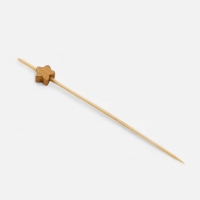 Шпажки для канапе &laquo;Звезды&raquo; бамбук, цветзолото, серебро, 100 шт.