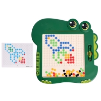 Магнитный планшет для рисования &laquo;Динозаврик&raquo;, мозаика, 10 карточек