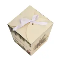 Бонбоньерка, новогодняя подарочная упаковка &laquo;Зимние шишки&raquo;, 7.5&times;8&times;7.5 см