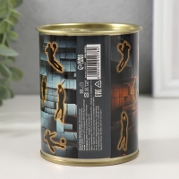 Подарочные носки в банке «Крутому парню», (внутри носки мужские, цвет чёрный) Подарочные носки в банке «Крутому парню», (внутри носки мужские, цвет чёрный)