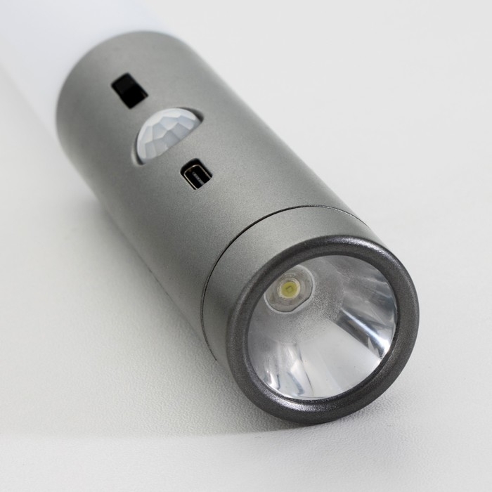Бра с датчиком движения "Юник" LED 3000/7000K USB АКБ серебро 7х3х20 см