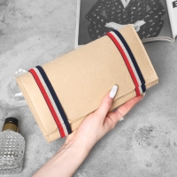 Органайзер для хранения украшений скручивающийся &laquo;Дорожный&raquo;, 23&times;26 см , цвет бежевый