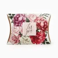 Коробка подарочная складная фигурная, упаковка, &laquo;Цветочная нежность&raquo;, 11 х 8 х 2 см