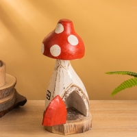 Сувенир &laquo;Домик гриб&raquo;, 13&times;12&times;29 см, дерево