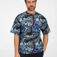 Футболка из бифлекса Morfiss с полной запечаткой на заказ, размер XL/XXL