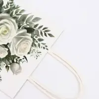 Пакет подарочный крафт &laquo;Самой нежной&raquo; 15&times;8&times;21 См