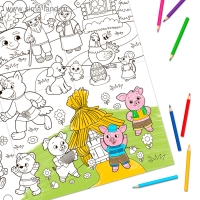 Раскраска-гигант &laquo;Мы пришли из сказки&raquo;, 59 &times; 84 см