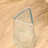 Ваза стекло настольная "Джойс" 24х11х7,5 см, прозрачный