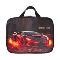 Папка с ручками текстильная А4, 350&times;270&times;80 мм, Stavia &laquo;Машина лава&raquo;