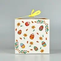 Коробка складная на Пасху &laquo;Пасхальная&raquo;, 12 х 12 х 12 см