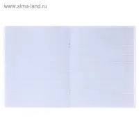 Тетрадь 36 листов в клетку, Calligrata &laquo;Фламинго&raquo;, обложка мелованный картон, МИКС