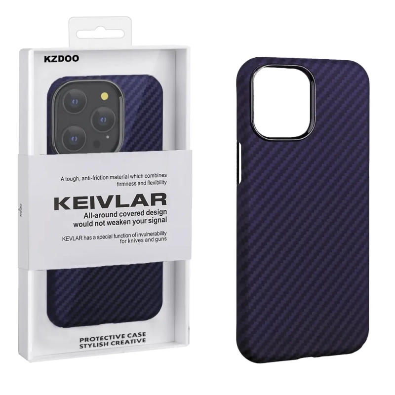 Чехол iPhone 14 Pro Kevlar Purple K-DOO