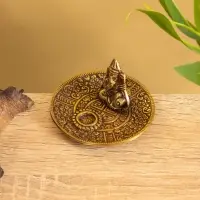 Подставка под благовония "Ганеша" латунь 7 см