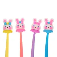 Ручка - прикол гелевая Calligrata &laquo;Зайка&raquo;, МИКС