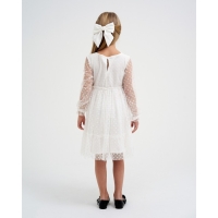 Платье для девочки KAFTAN, размер 38 (146-152 см), белый Платье для девочки KAFTAN, размер 38 (146-152 см), белый