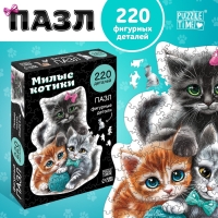 Пазлы формовые &laquo;Милые котики&raquo;, 220 элементов