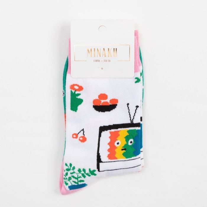 Носки женские MINAKU &laquo;Детство&raquo;, размер 36-41 (23-27 см)