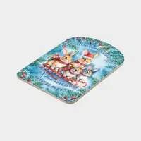 Доска разделочная сувенирная Дарим Красиво &laquo;С Новым годом! Семейного тепла&raquo;, дерево, 28&times;18&times;0.6 см, разноцветная