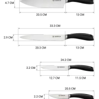 Набор кухонных ножей из 4 предметов Stein 4SS