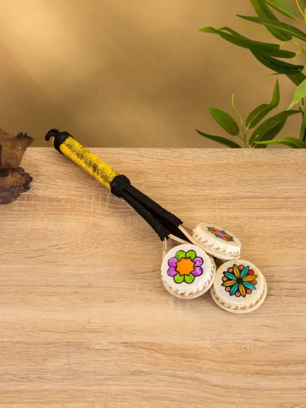 Сувенирный музыкальный инструмент "Клон Тонг" пластик, ротанг, 10х3х30 см