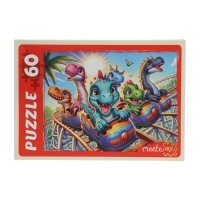 Пазл 60 эл. "Динозавры на аттракционе" УК60-1983 Пазл 60 эл. "Динозавры на аттракционе" УК60-1983