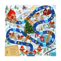 Настольная игра-бродилка &laquo;Новогодний переполох&raquo;, 5+